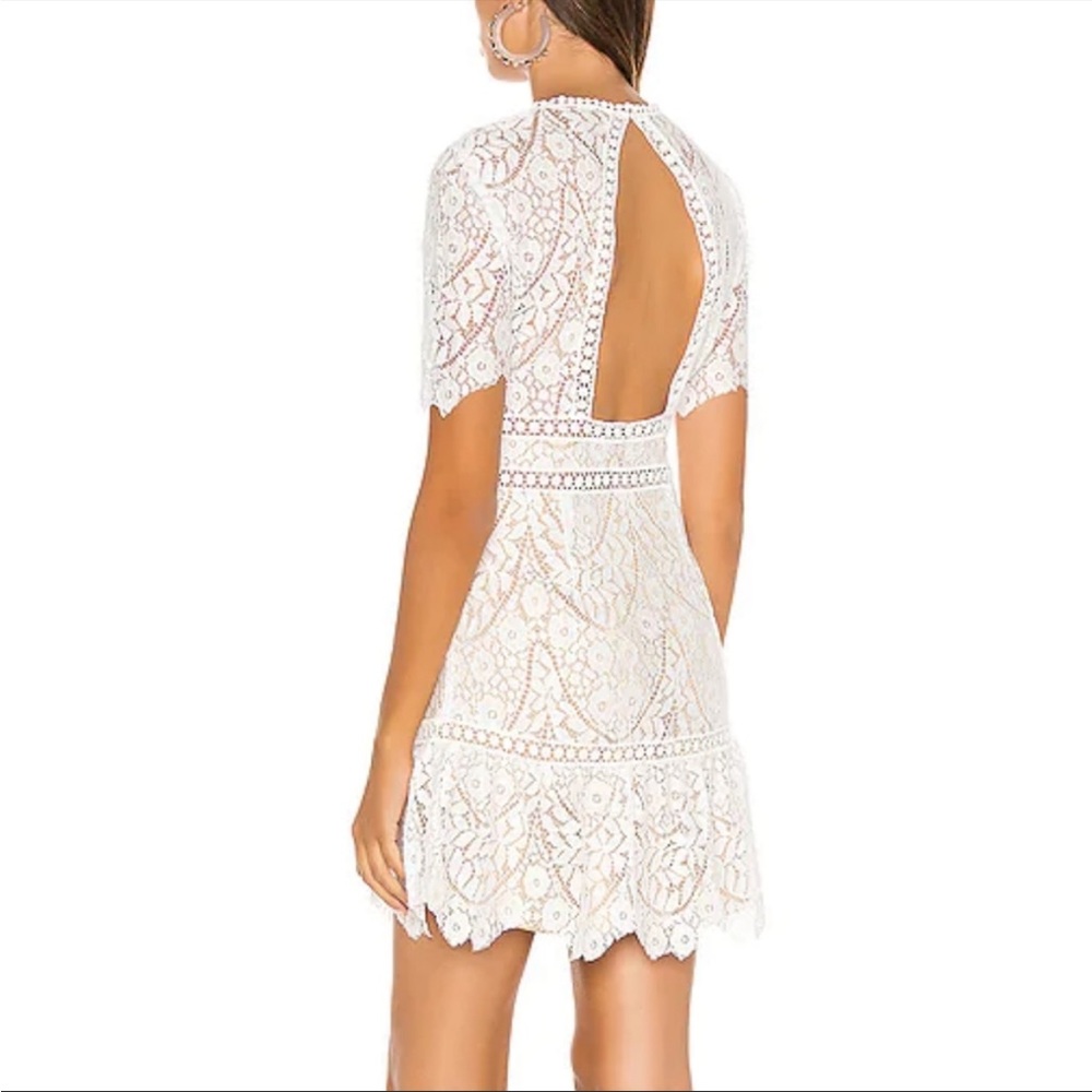 (REVOLVE) SAYLOR- Darian Dress in Star White. Never worn